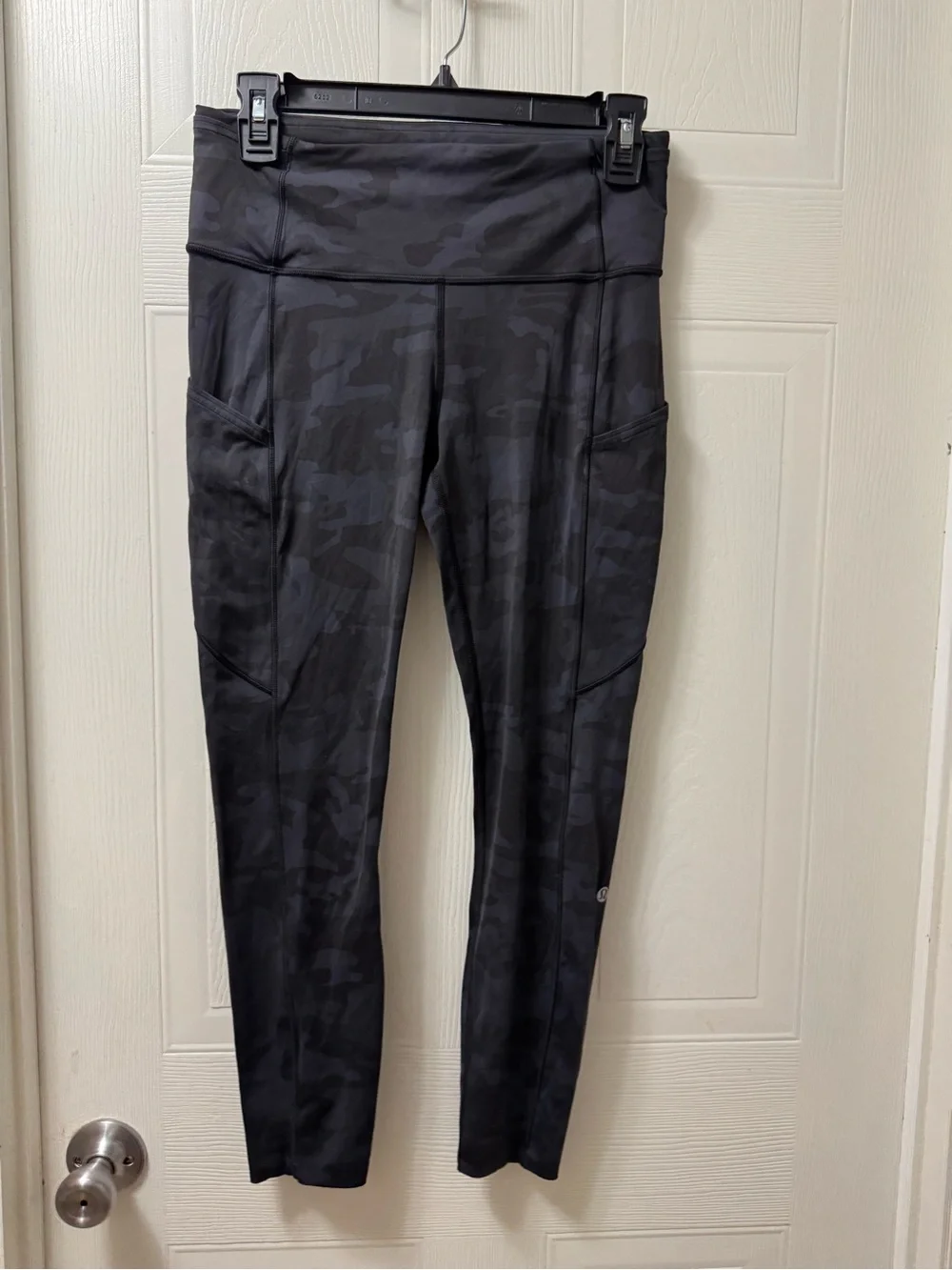 lululemon athletica Black Camo High-Rise Leggings with Side Pockets